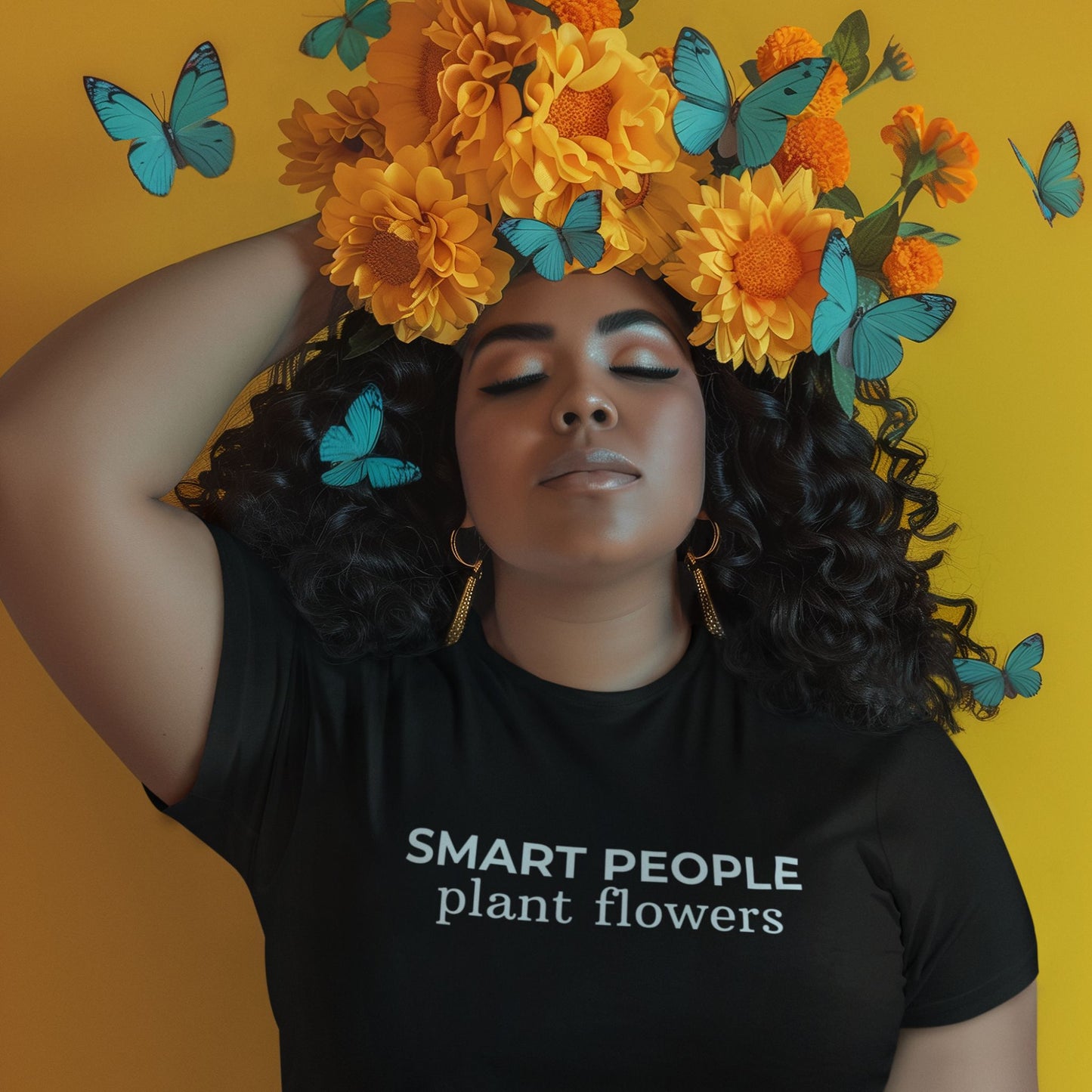 Smart People Plant Flowers T‑Shirt